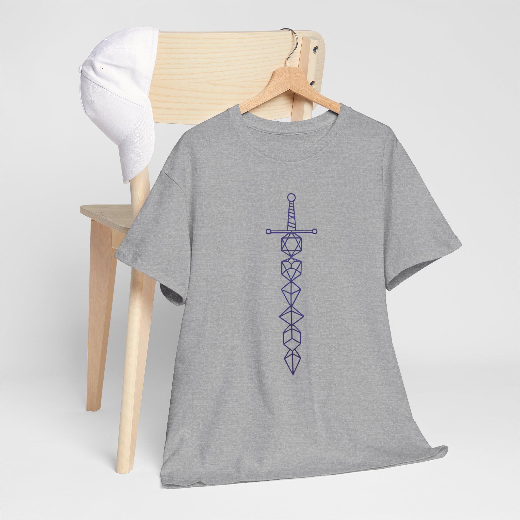 Dungeons Die Sword Tee: Medieval Fantasy Graphic Shirt