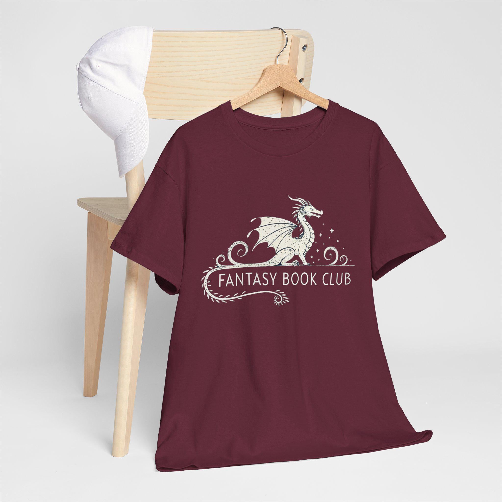 Dragon Fantasy Book Club T-Shirt: Medieval Castlecore Graphic Tee