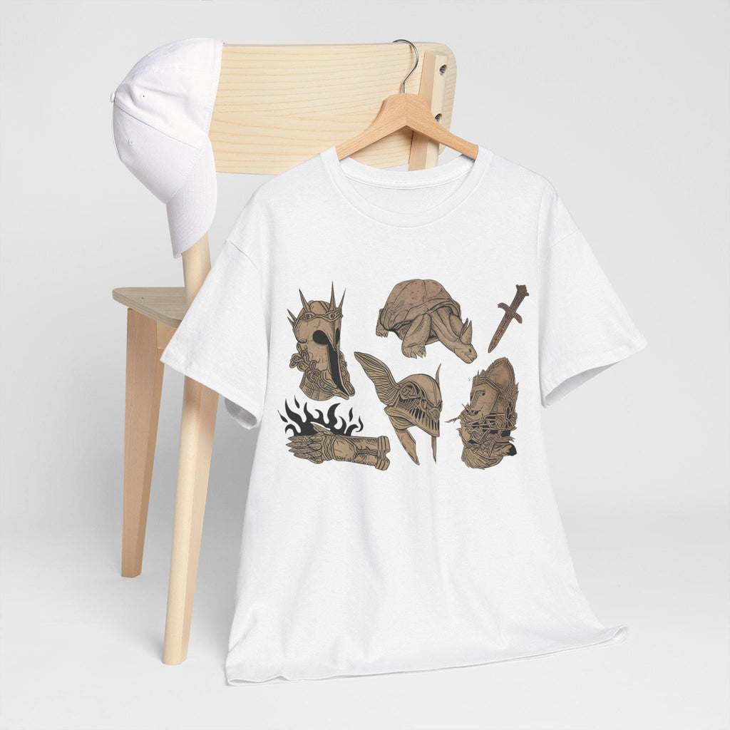 Elden Ring Graphic Tee: Hand-Drawn Castlecore Medieval Shirt