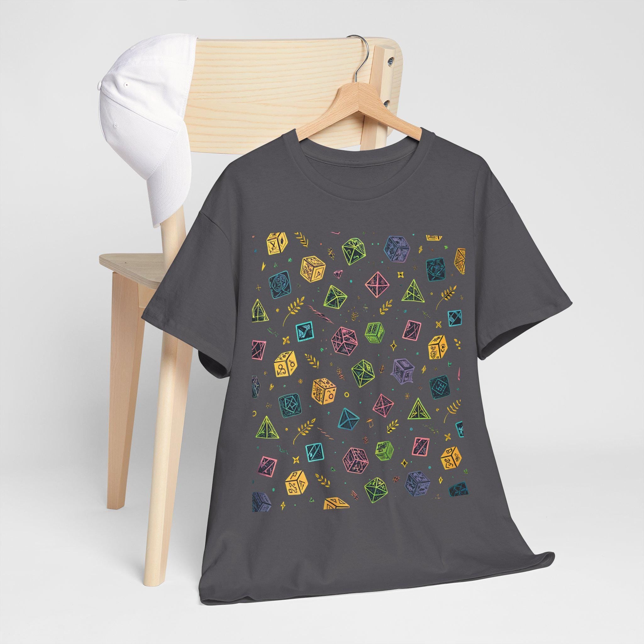 DnD Dice Graphic Tee: Unisex Gamer T-Shirt