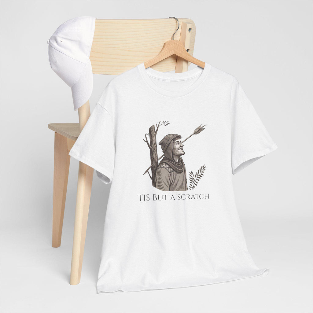 Tis But a Scratch T-Shirt, Funny Medieval Knight, Graphic Tee