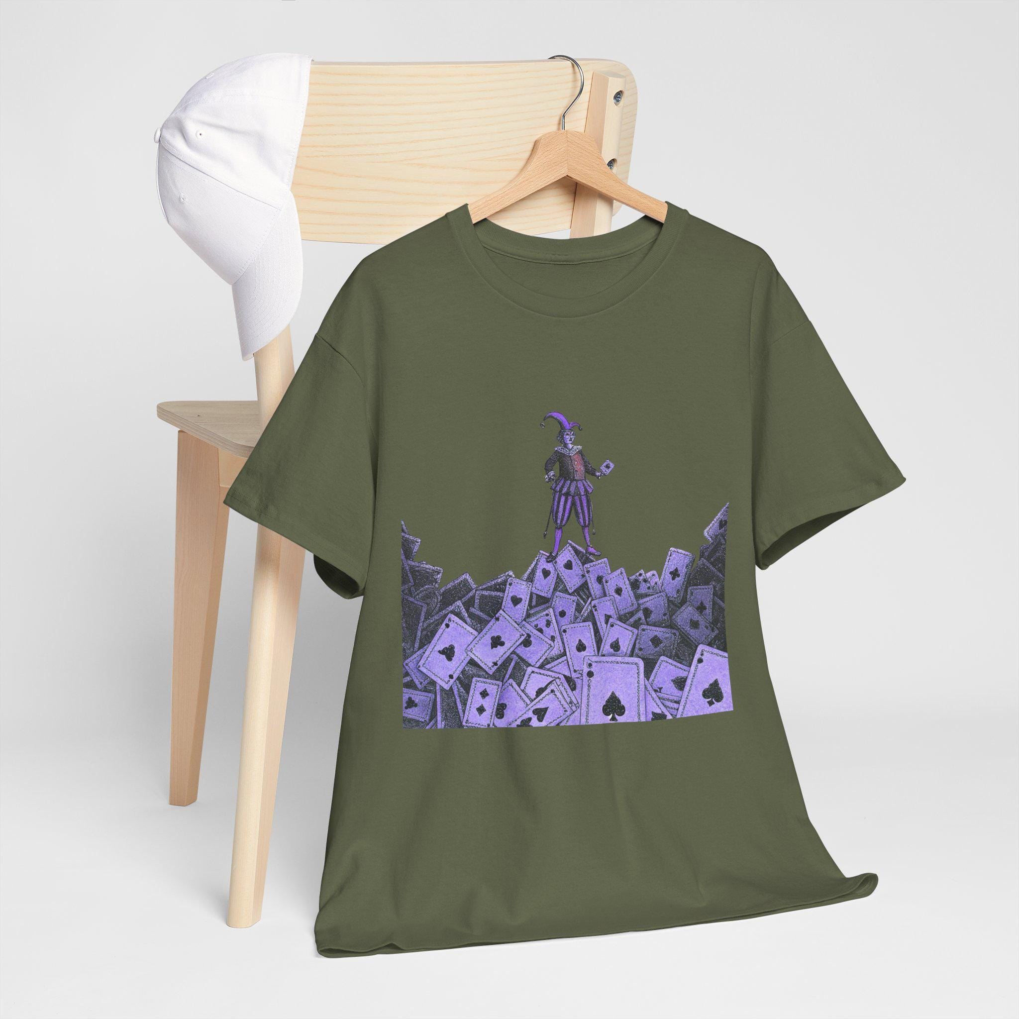 Castlecore Jester Graphic Tee: Medieval Renaissance Fair Costume