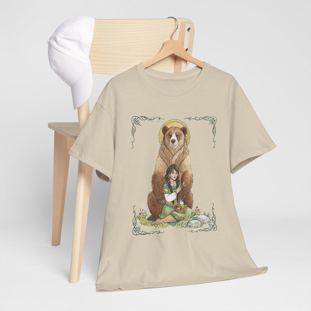 Artio Bear Goddess T-Shirt: Mythical Fantasy Graphic Tee