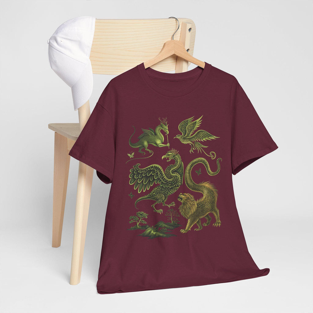 Castlecore Graphic T-Shirt: Medieval Fantasy, Mythical Creatures