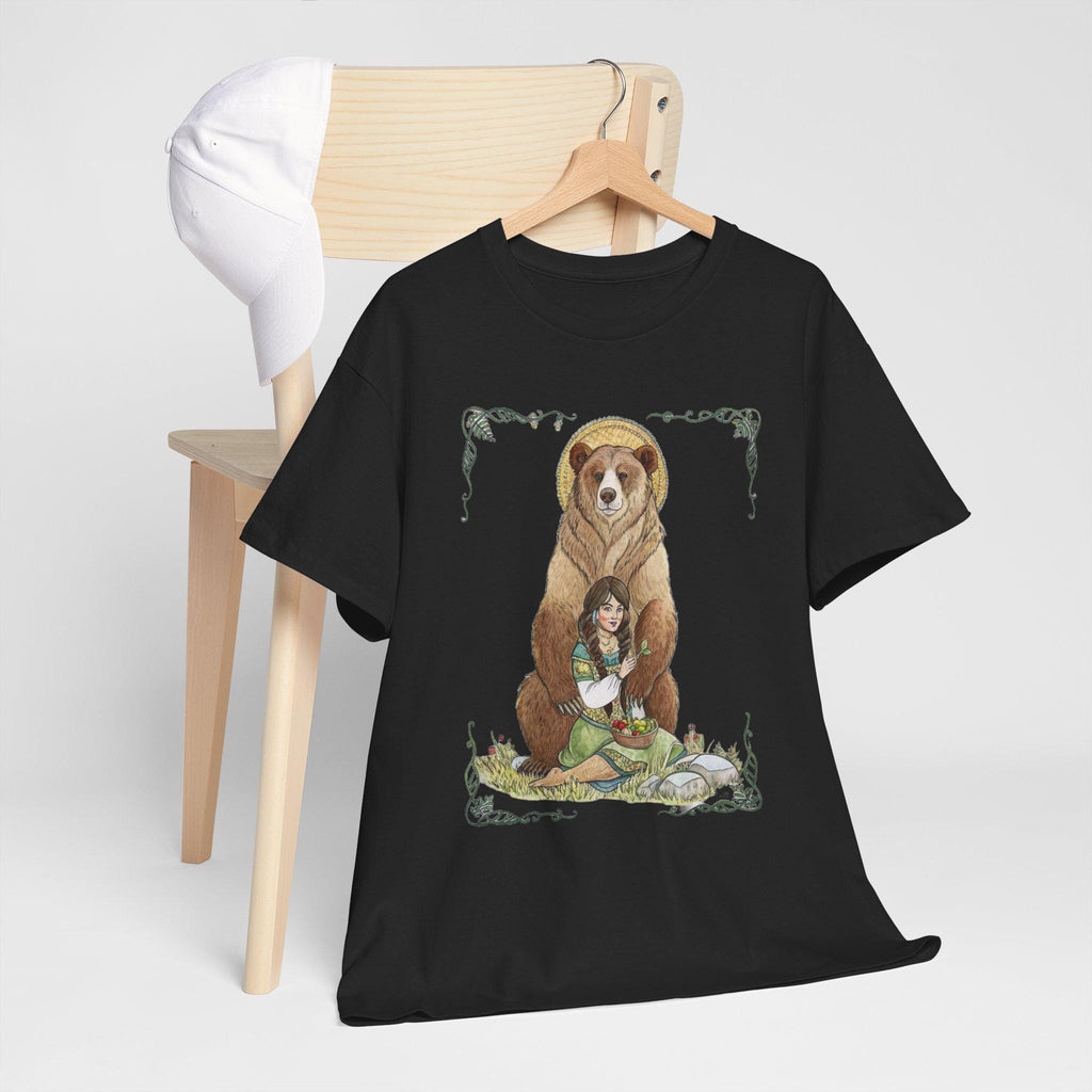 Artio Bear Goddess T-Shirt: Mythical Fantasy Graphic Tee