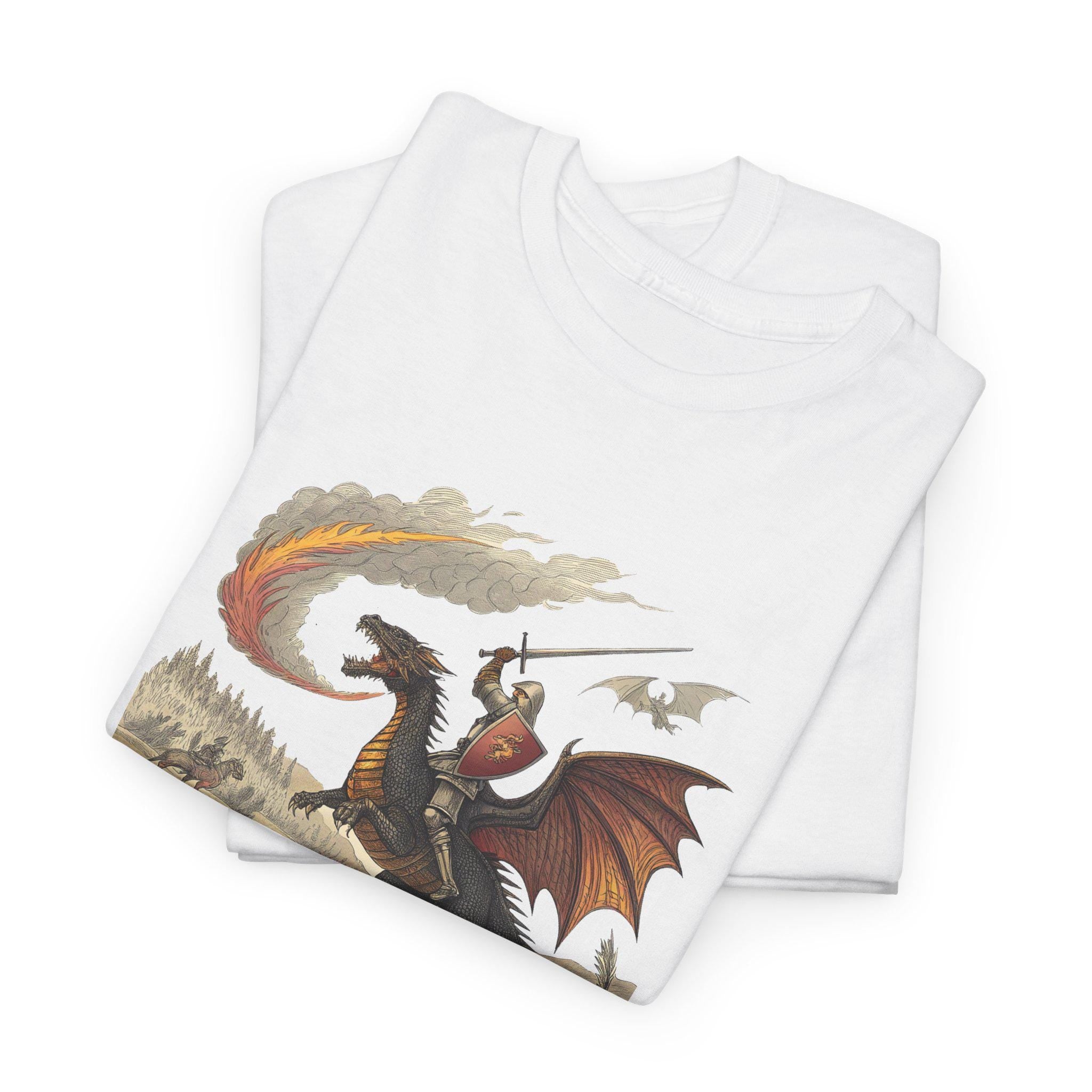Dragonrider Graphic Tee: Fantasy Dragon Lover Unisex T-Shirt