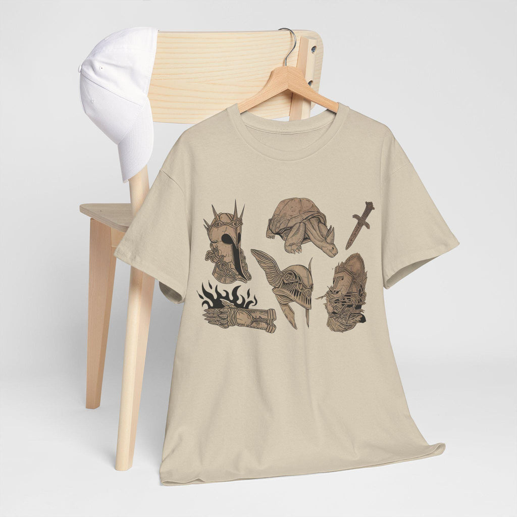 Elden Ring Graphic Tee: Hand-Drawn Castlecore Medieval Shirt