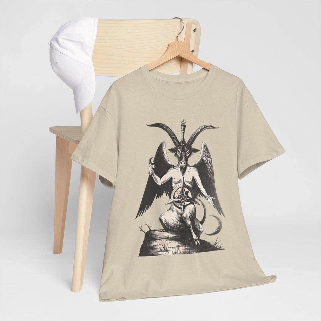 Baphomet Graphic Tee: Gothic Dark Fantasy Unisex Shirt