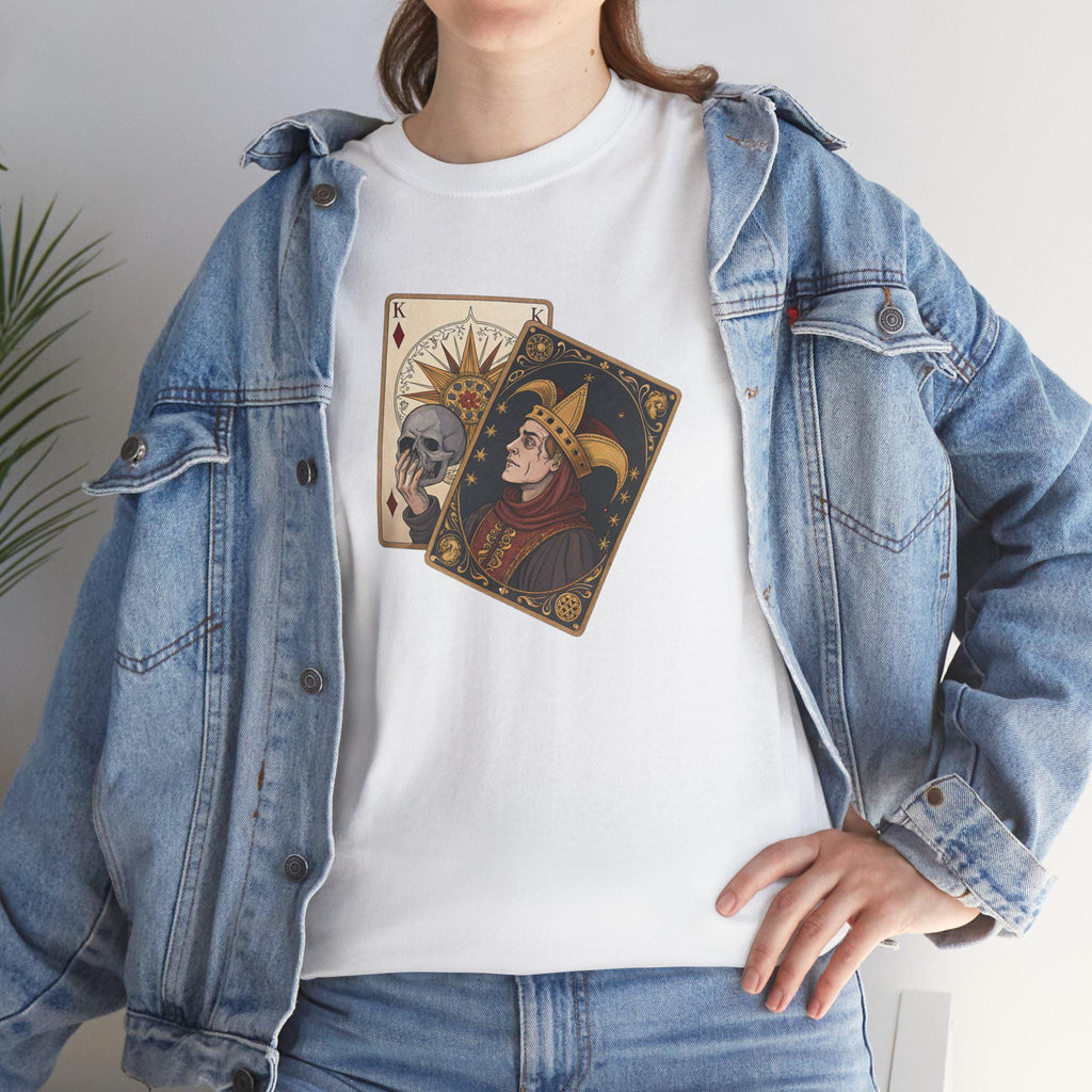 Jester Tarot Graphic Tee: Castlecore Medieval Fantasy Shirt