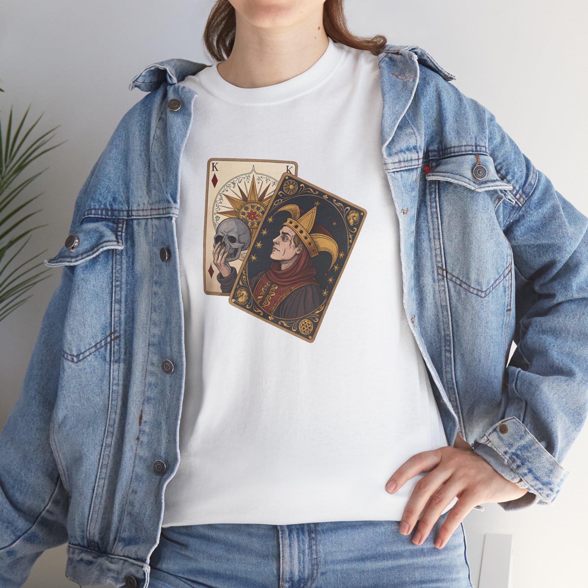 Jester Tarot Graphic Tee: Castlecore Medieval Fantasy Shirt