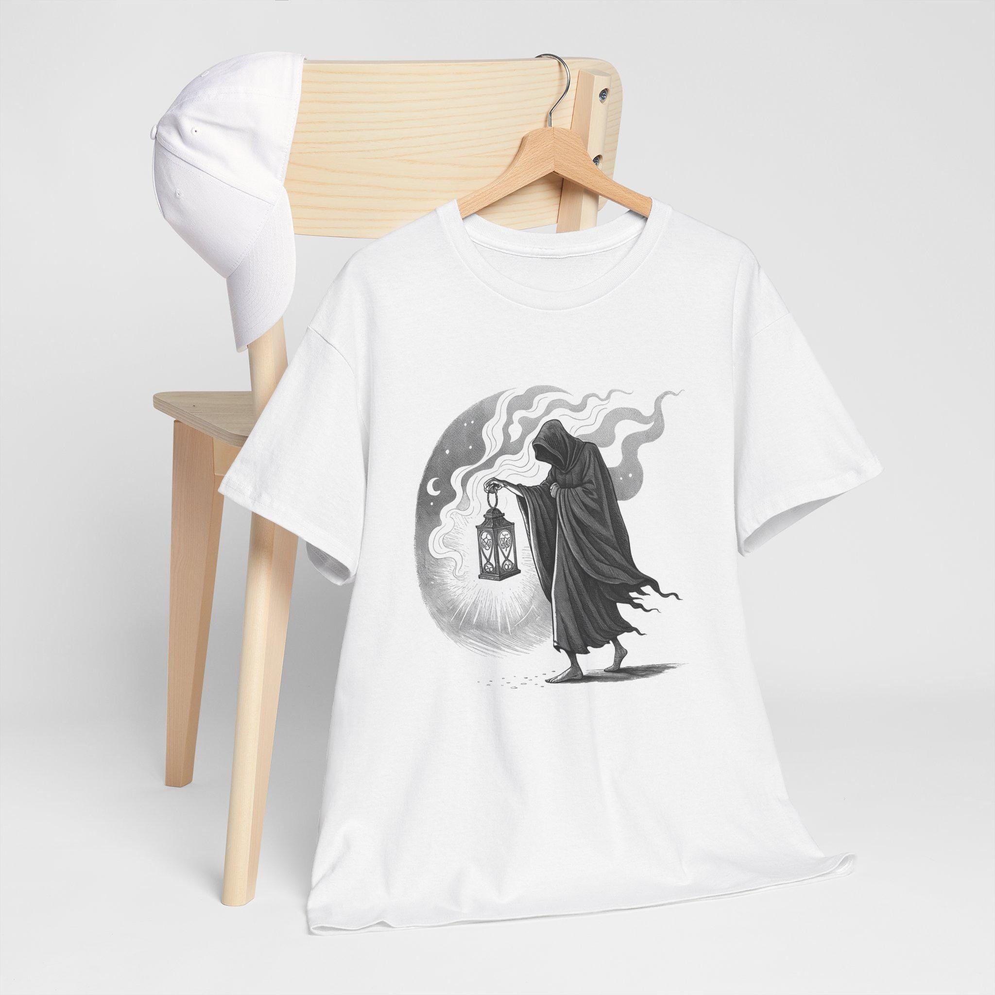 Gothic Horror Graphic Tee: The Lantern Bearer Unisex T-Shirt