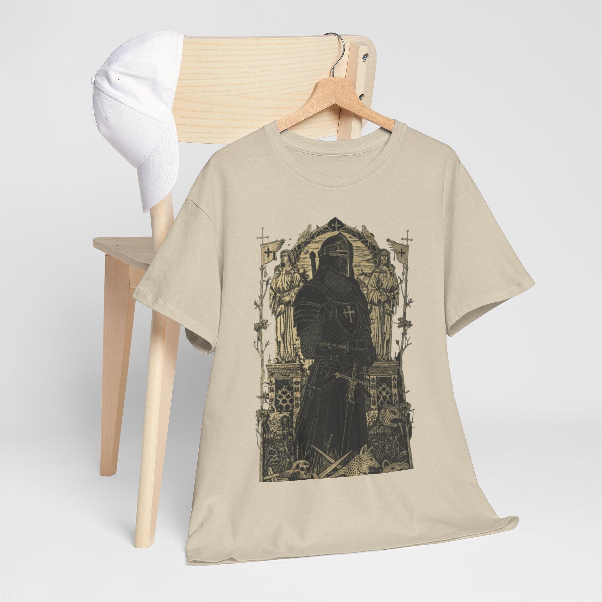 Knight Castlecore T-Shirt: Dark Gothic Medieval Fantasy Tee