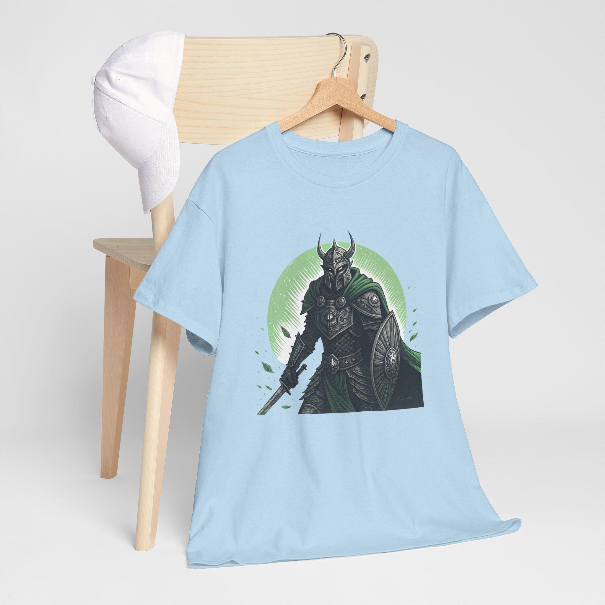 Cursed Mystical Knight Tee: Medieval Graphic Shirt, Ren Faire Costume