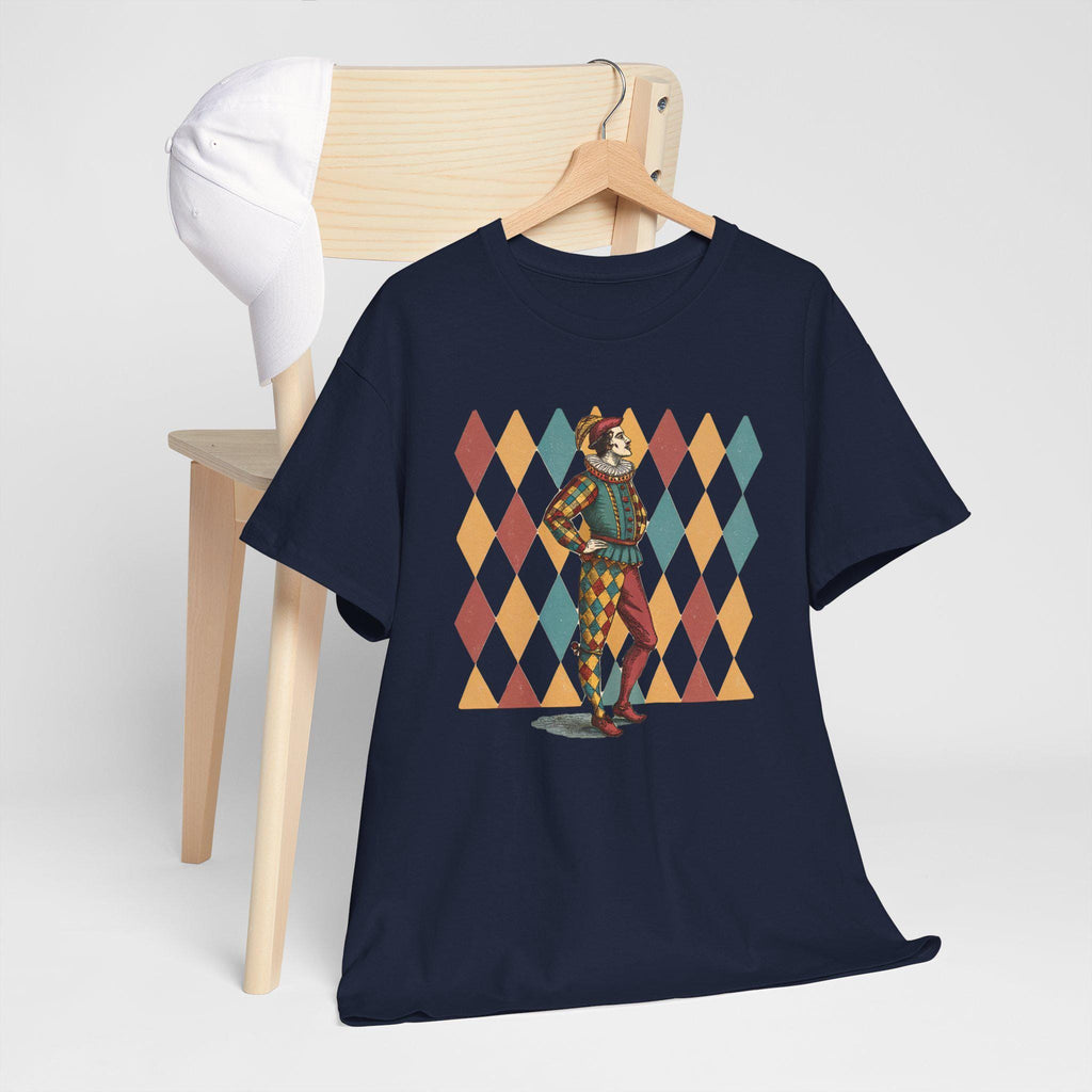 Jester Graphic Tee: Castlecore Medieval Renaissance Costume Top