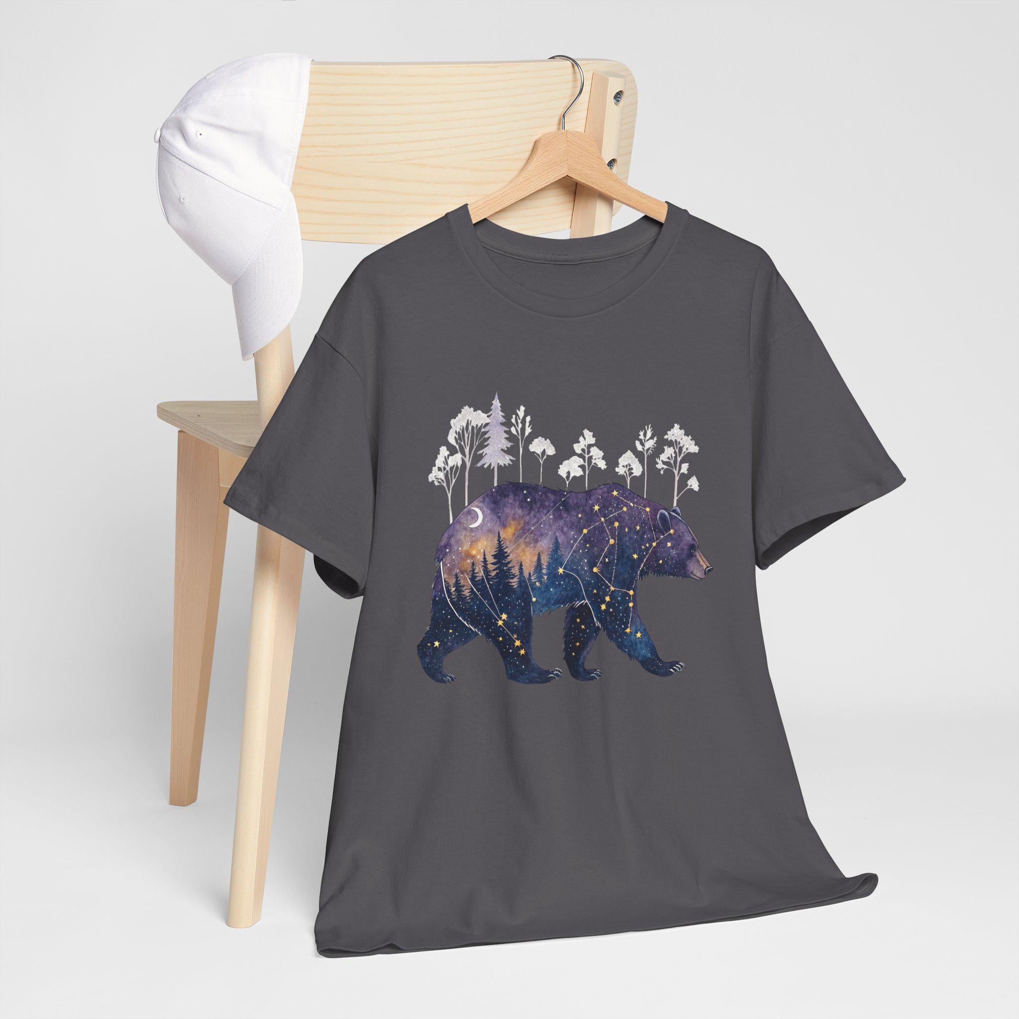 Cosmic Bear T-Shirt: Medieval Castle Fantasy Graphic Tee