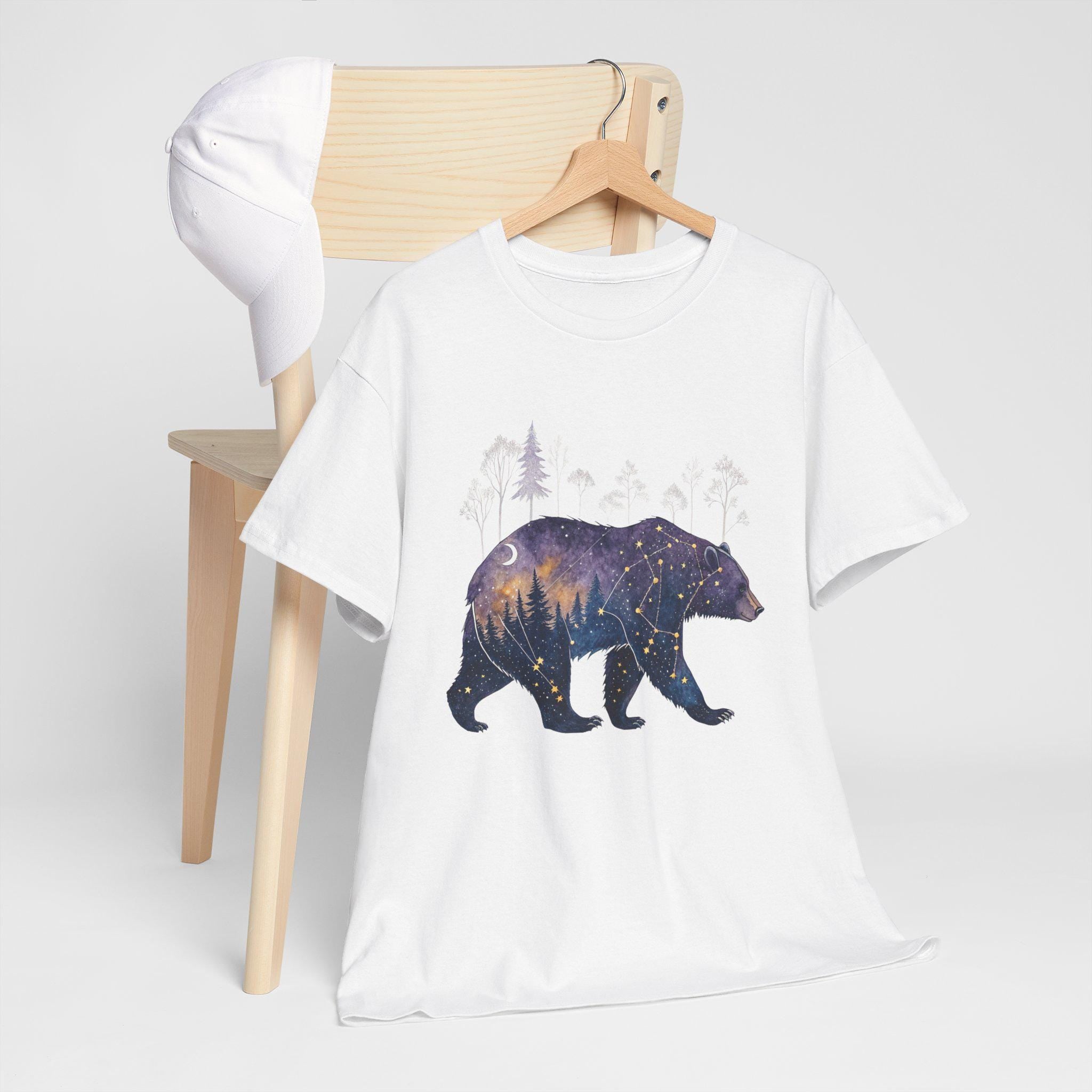 Cosmic Bear T-Shirt: Medieval Castle Fantasy Graphic Tee