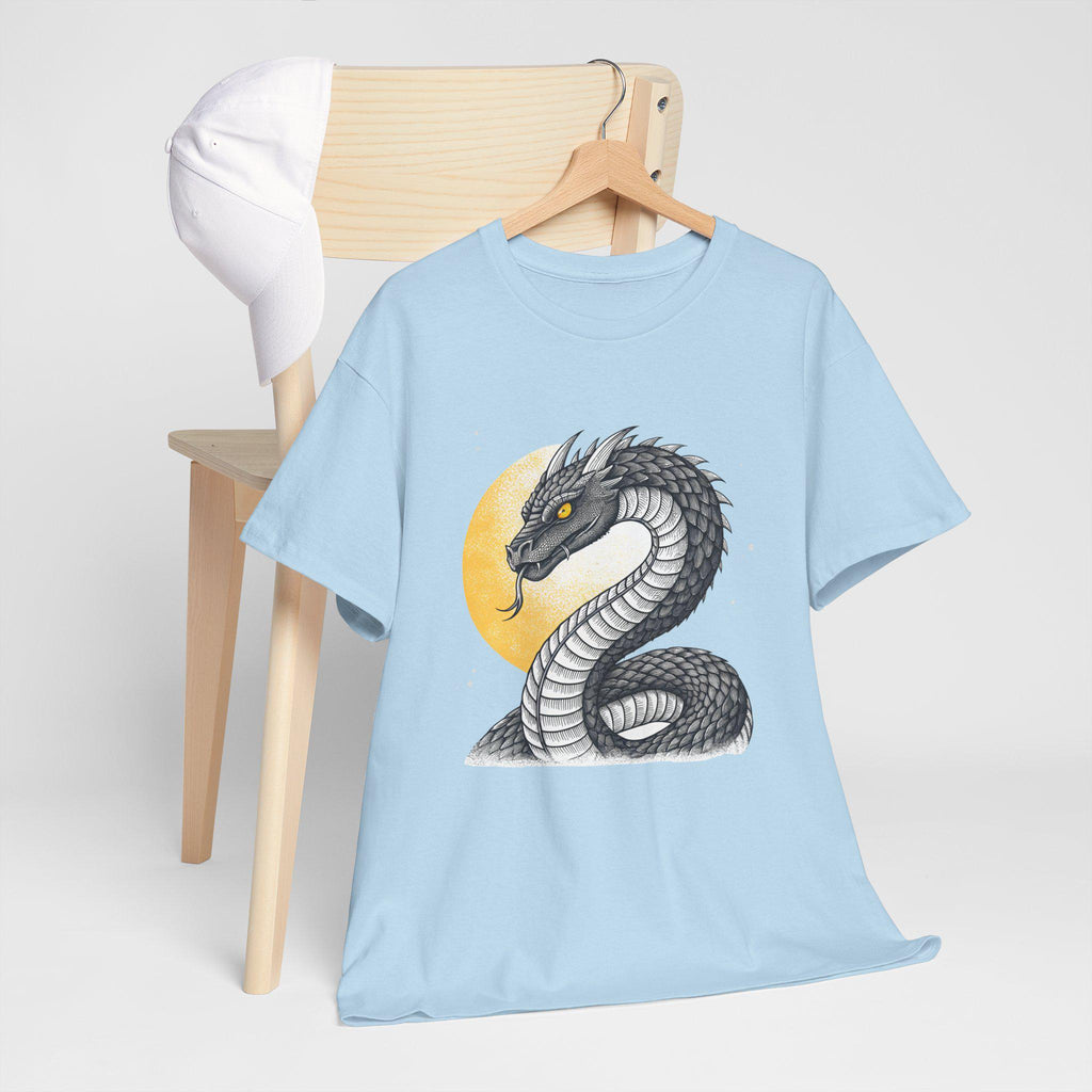 Mythical Serpent Graphic Tee: Fantasy Dragon T-Shirt