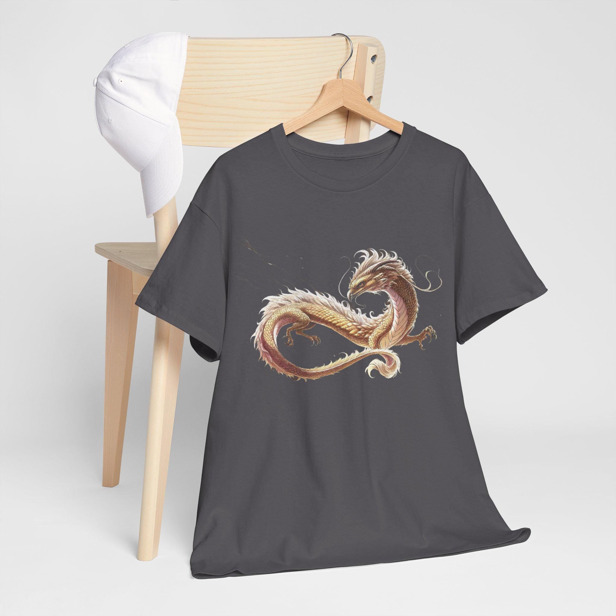 Celestial Dragon Graphic Tee, Mythical Fantasy Unisex Shirt