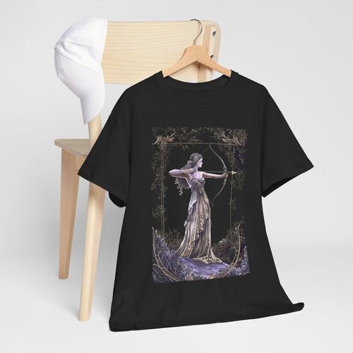 Artemis Goddess Graphic Tee: Greek Mythology Shirt, Hunting Lover Gift