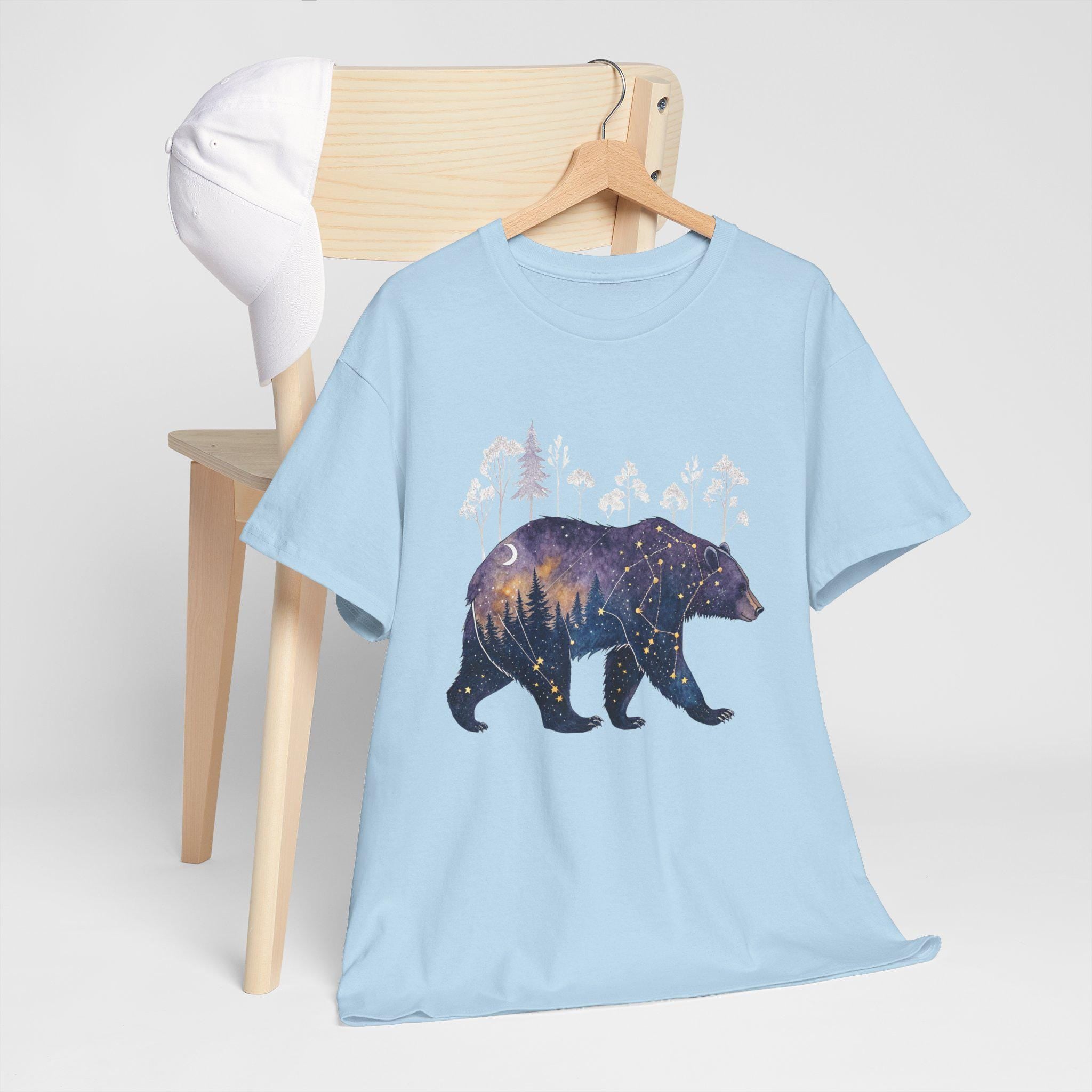 Cosmic Bear T-Shirt: Medieval Castle Fantasy Graphic Tee
