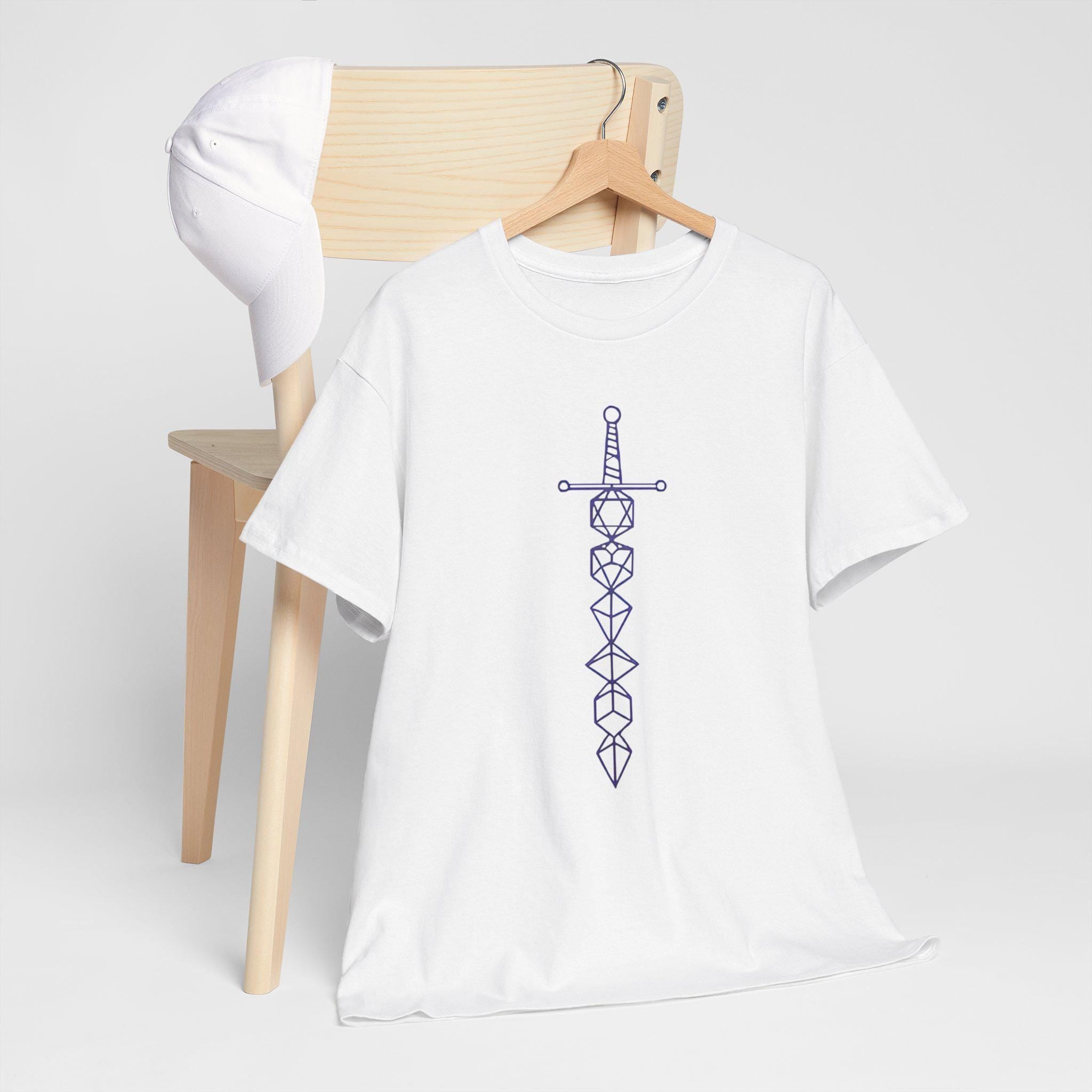 Dungeons Die Sword Tee: Medieval Fantasy Graphic Shirt