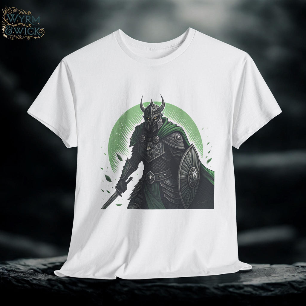 Cursed Mystical Knight Tee: Medieval Graphic Shirt, Ren Faire Costume