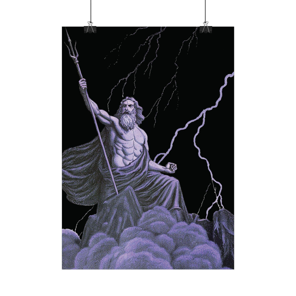 Zeus Greek Mythology Poster: Museum Grade Art Print