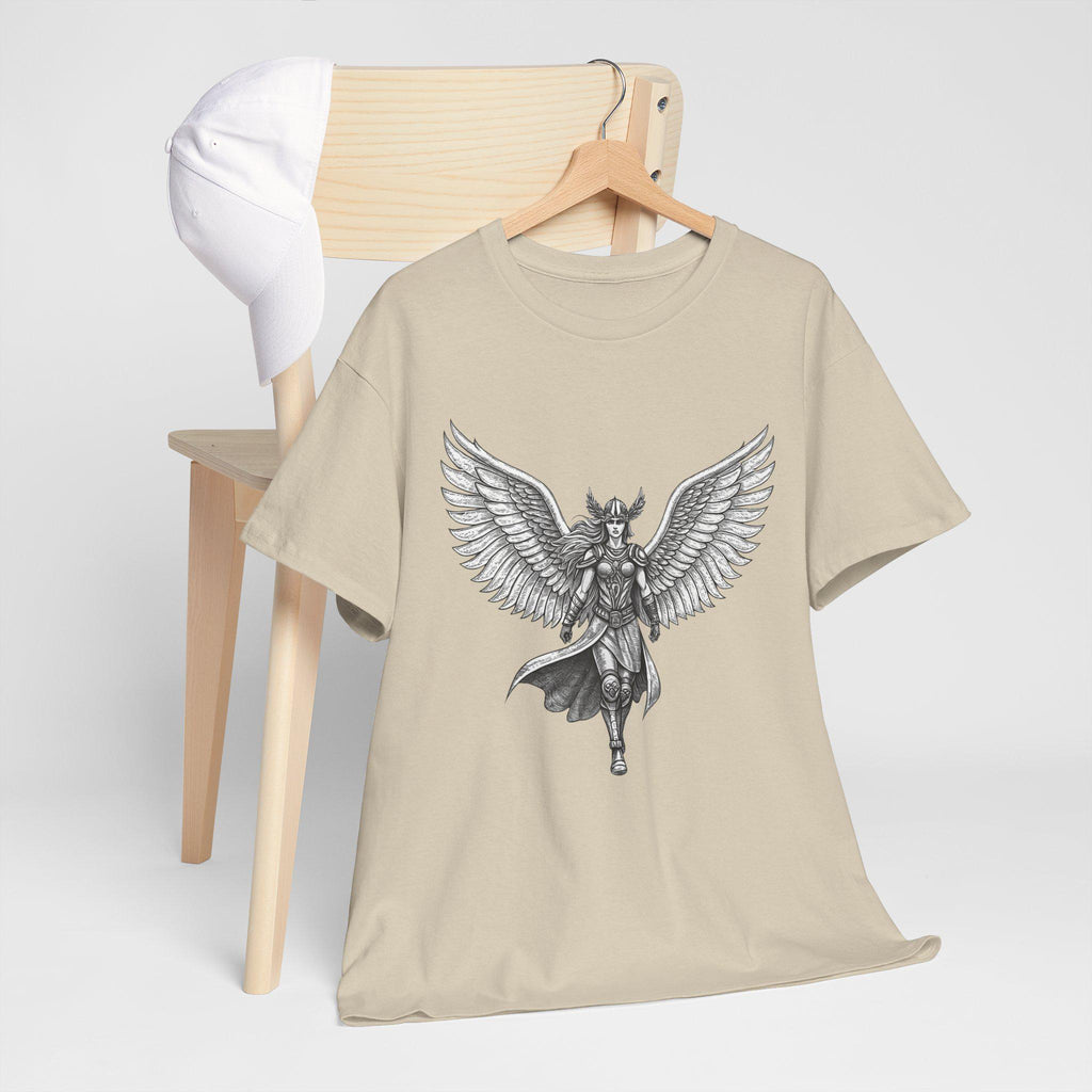 Valkyrie Graphic Tee: Norse Mythology Viking Warrior Shirt