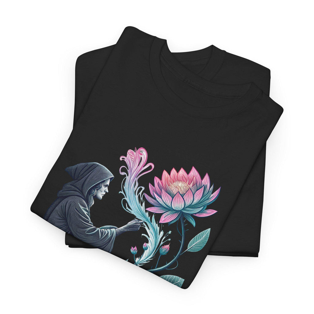 Witches Bloom Graphic Tee: Halloween Mystical Cotton T-Shirt