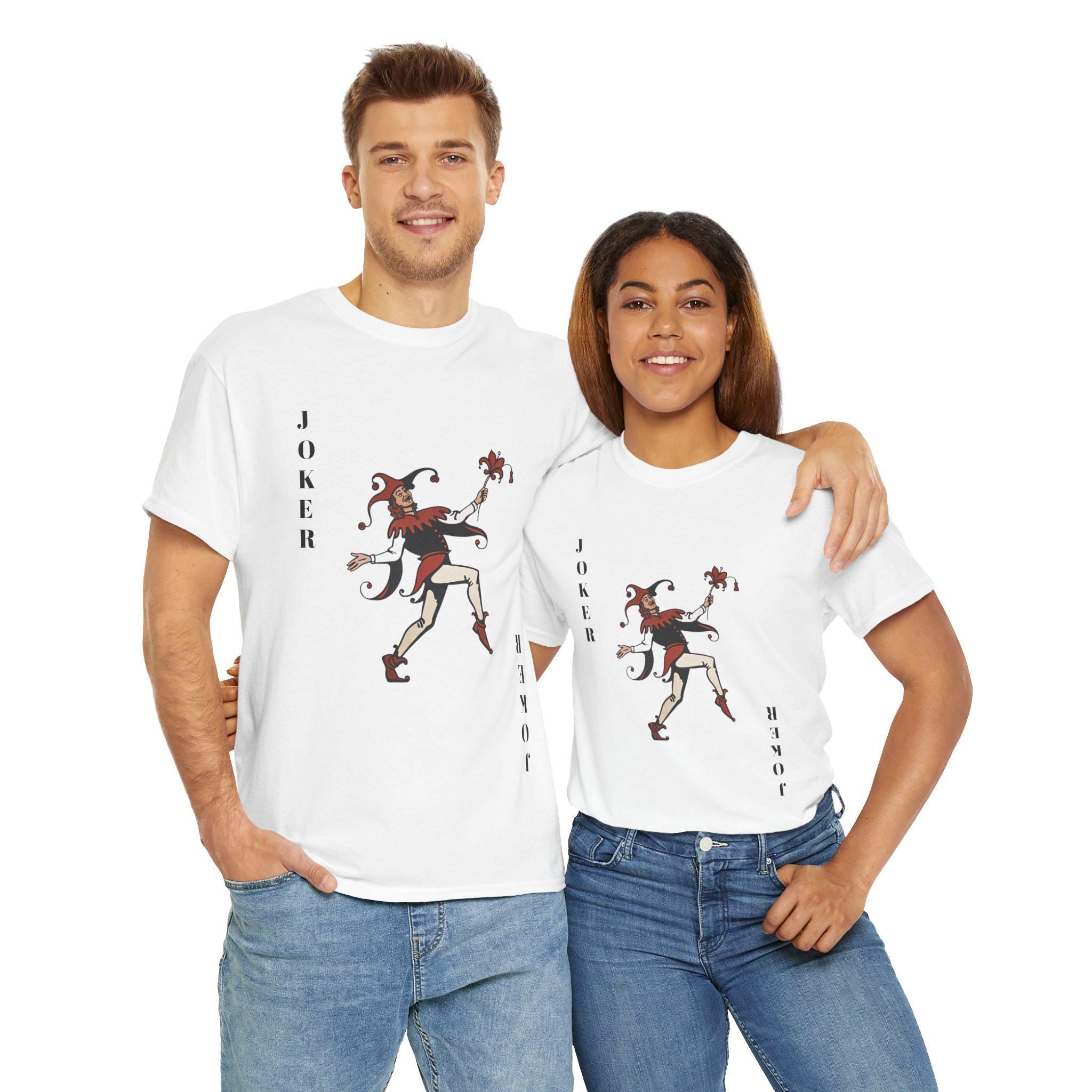 Joker Jester Graphic Tee: Medieval Fantasy Castlecore Cotton Top