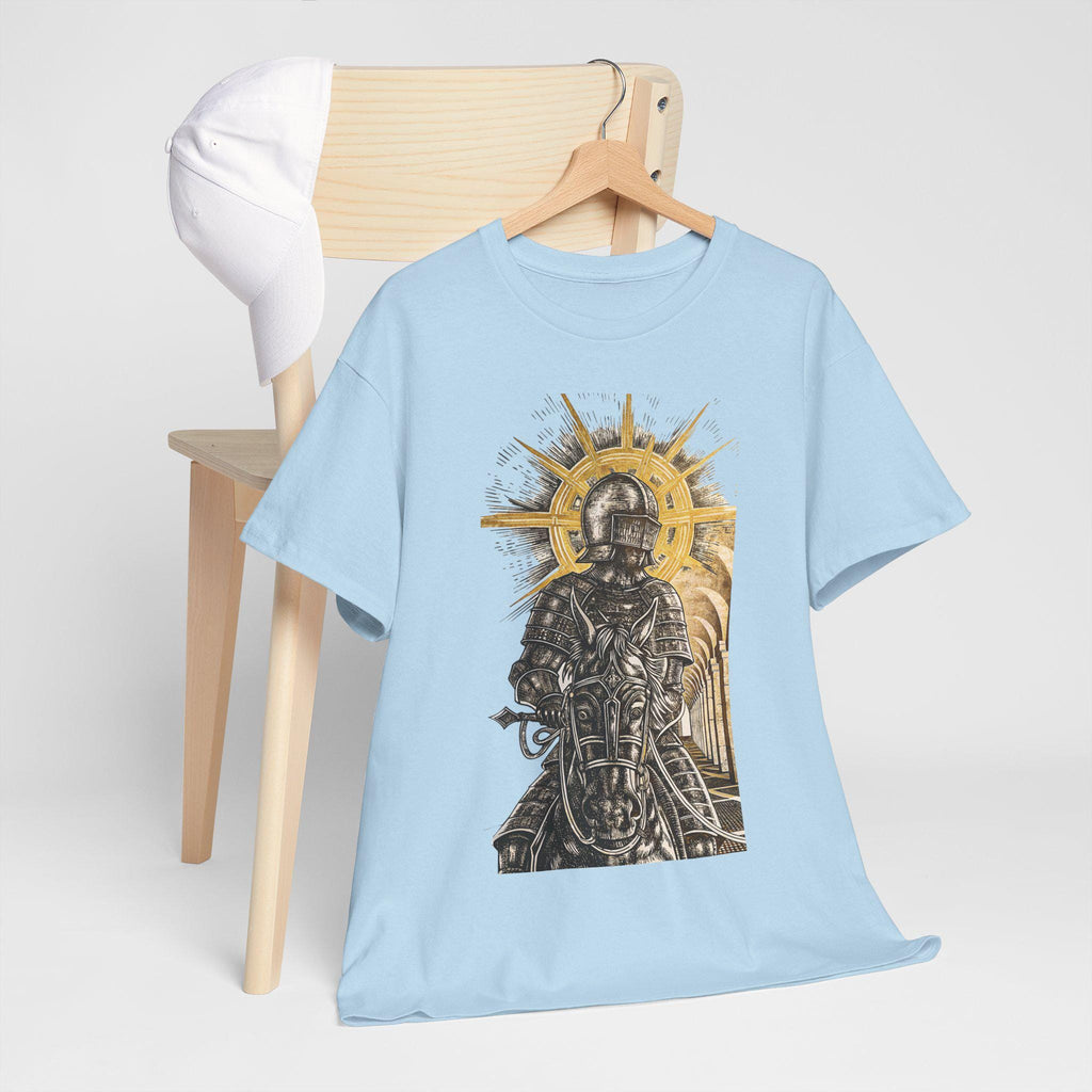 Castlecore Sun Knight Graphic Tee: Medieval Fantasy T-Shirt