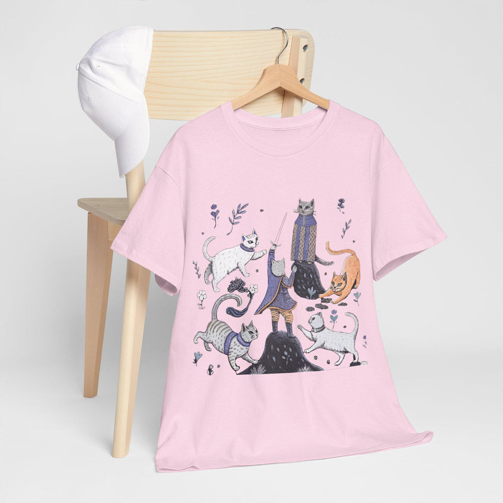 Castlecore Medieval Cat T-Shirt: Mythical Kingdom Unisex Tee
