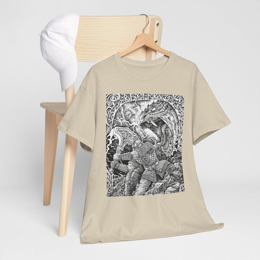 Thor at Ragnarok Norse Mythology T-Shirt | Viking God Graphic Tee