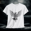 Valkyrie Graphic Tee: Norse Mythology Viking Warrior Shirt