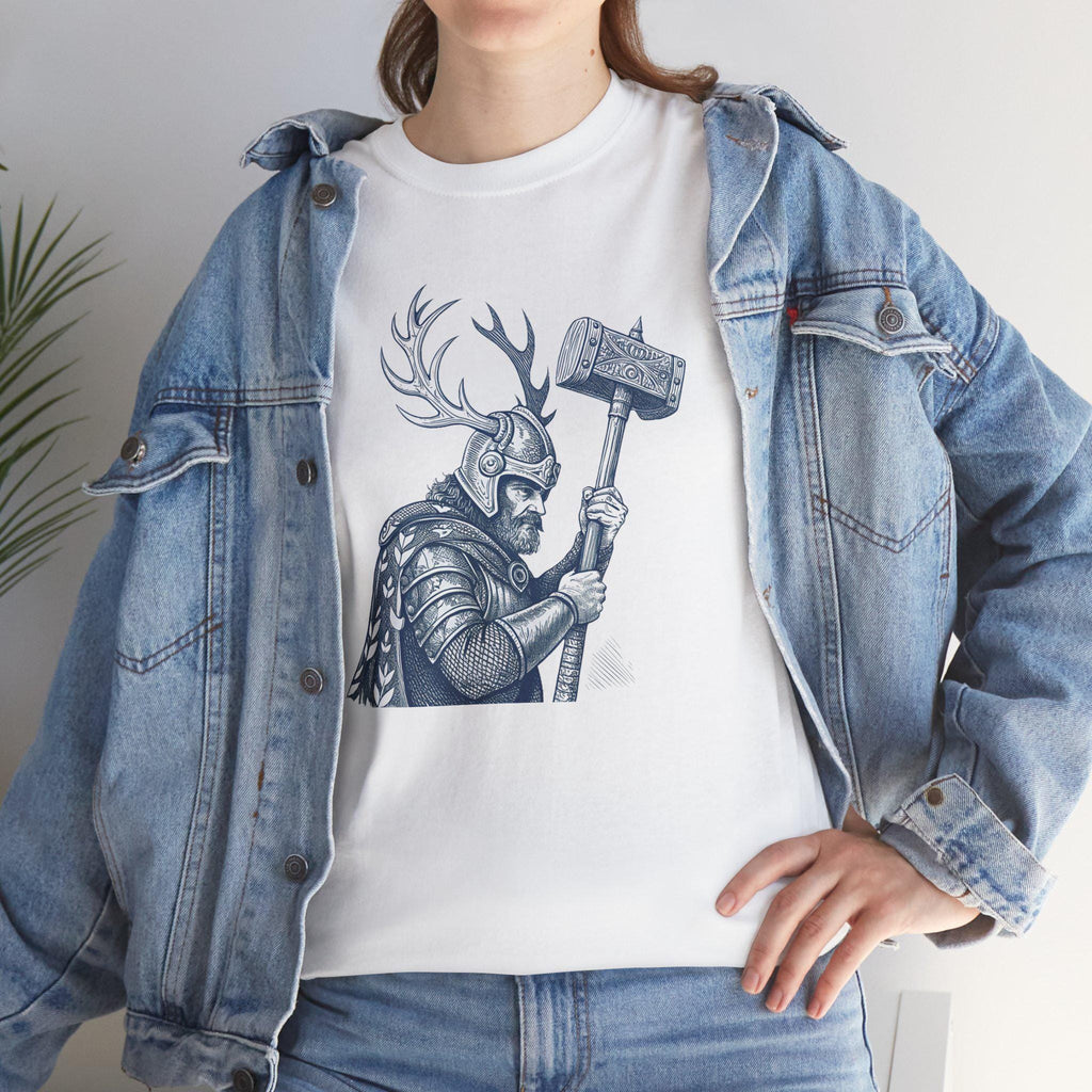 Castlecore Rebellion Tee: Medieval Fantasy Graphic, Sustainable Cotton