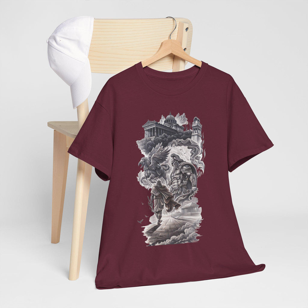 Greek Mythology Gothic Tattoo T-Shirt, Unisex Tee, Graphic Print Shirt, Mythical Clothing, Unique Apparel