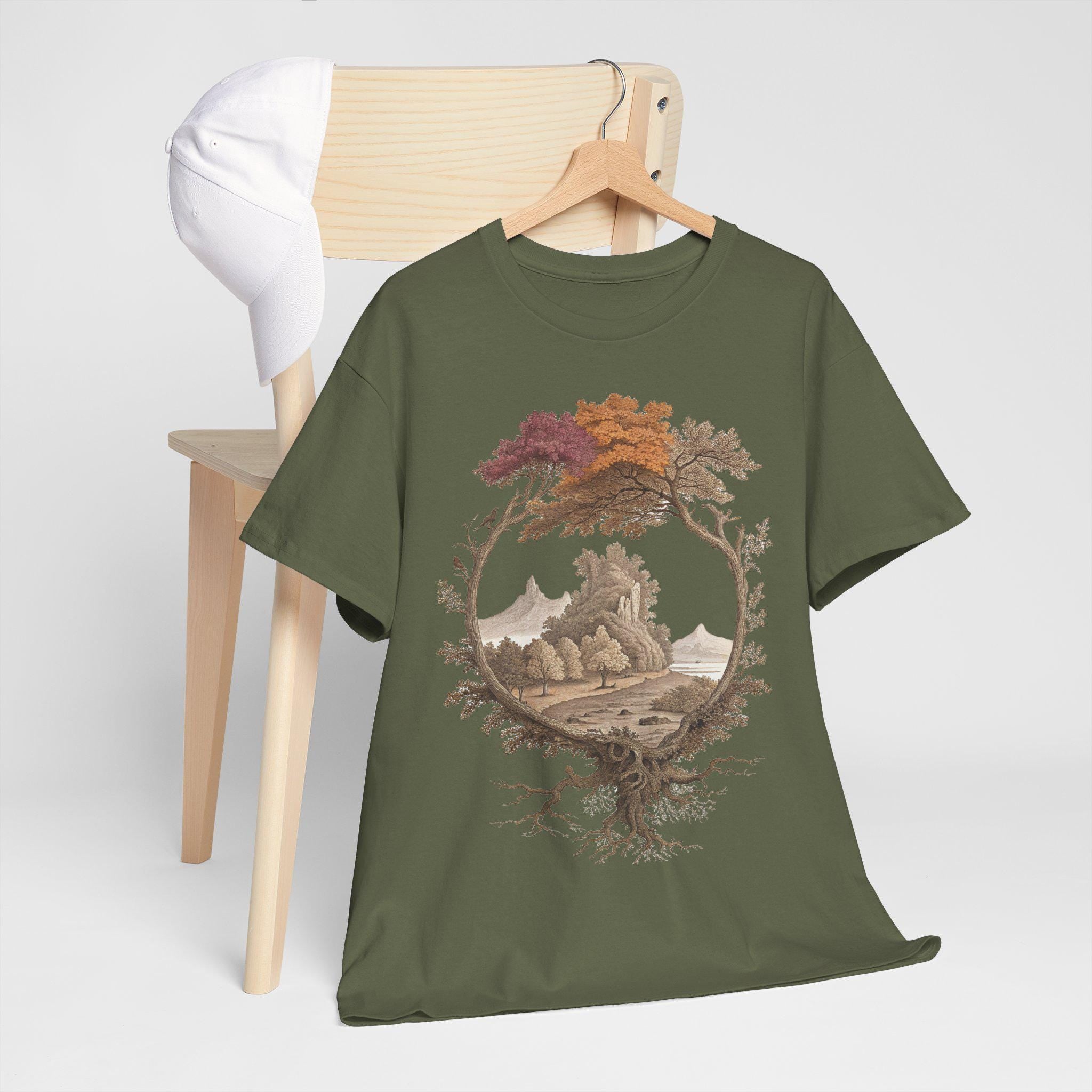 Yggdrasil Norse Mythology Tee: World Tree Graphic Unisex Shirt
