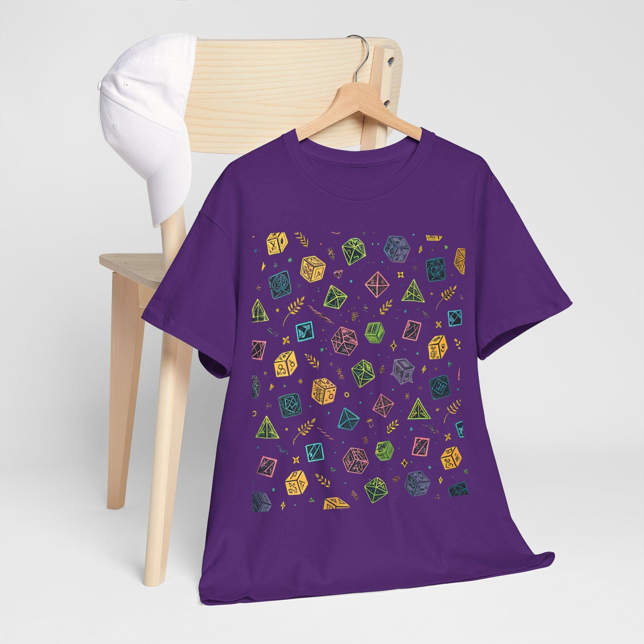 DnD Dice Graphic Tee: Unisex Gamer T-Shirt