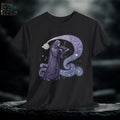 Mystical Violinist Graphic Tee: Star Symphony Unisex T-Shirt