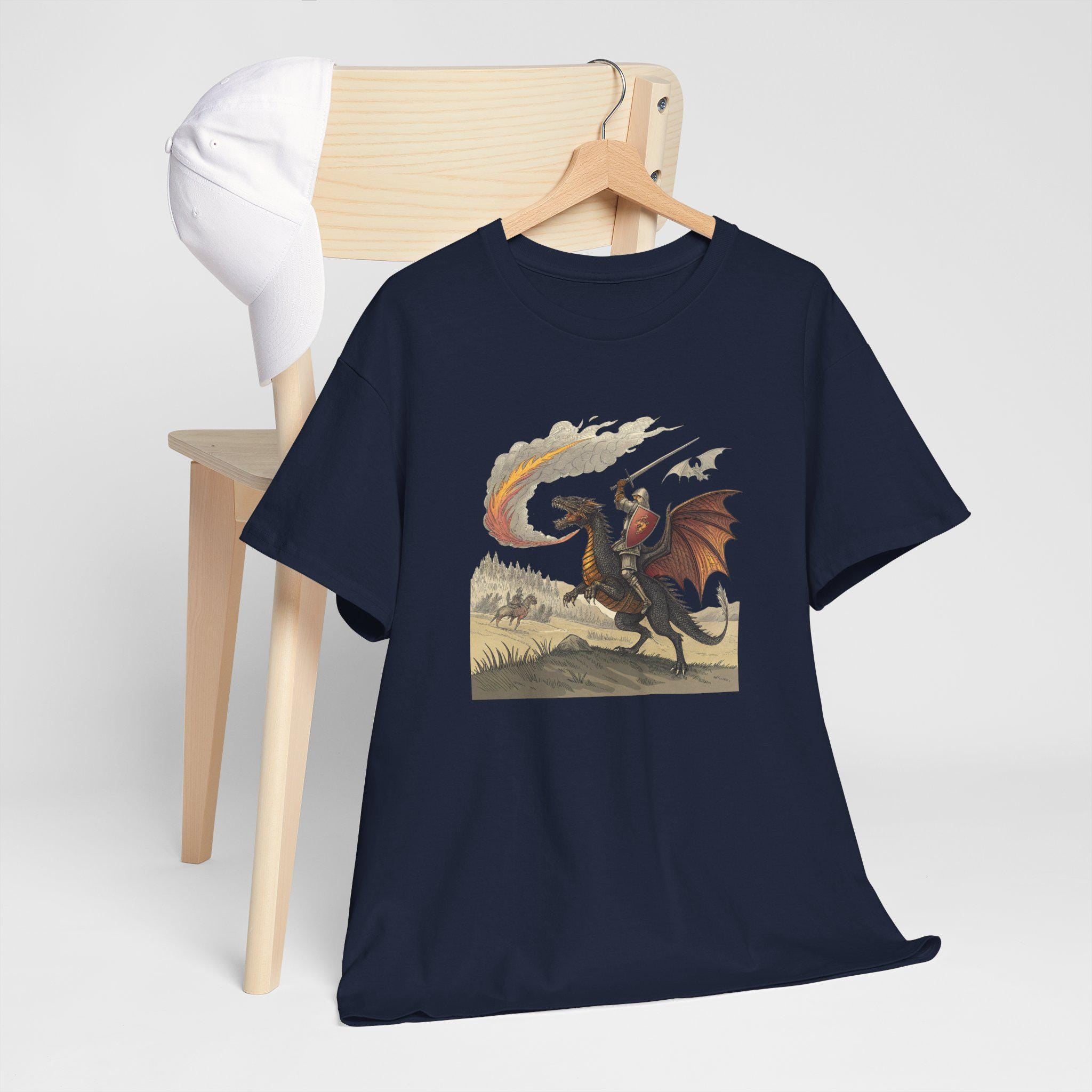 Dragonrider Graphic Tee: Fantasy Dragon Lover Unisex T-Shirt