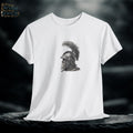 Knight's Plumed Helmet Graphic Tee: Medieval Warrior Cotton T-Shirt