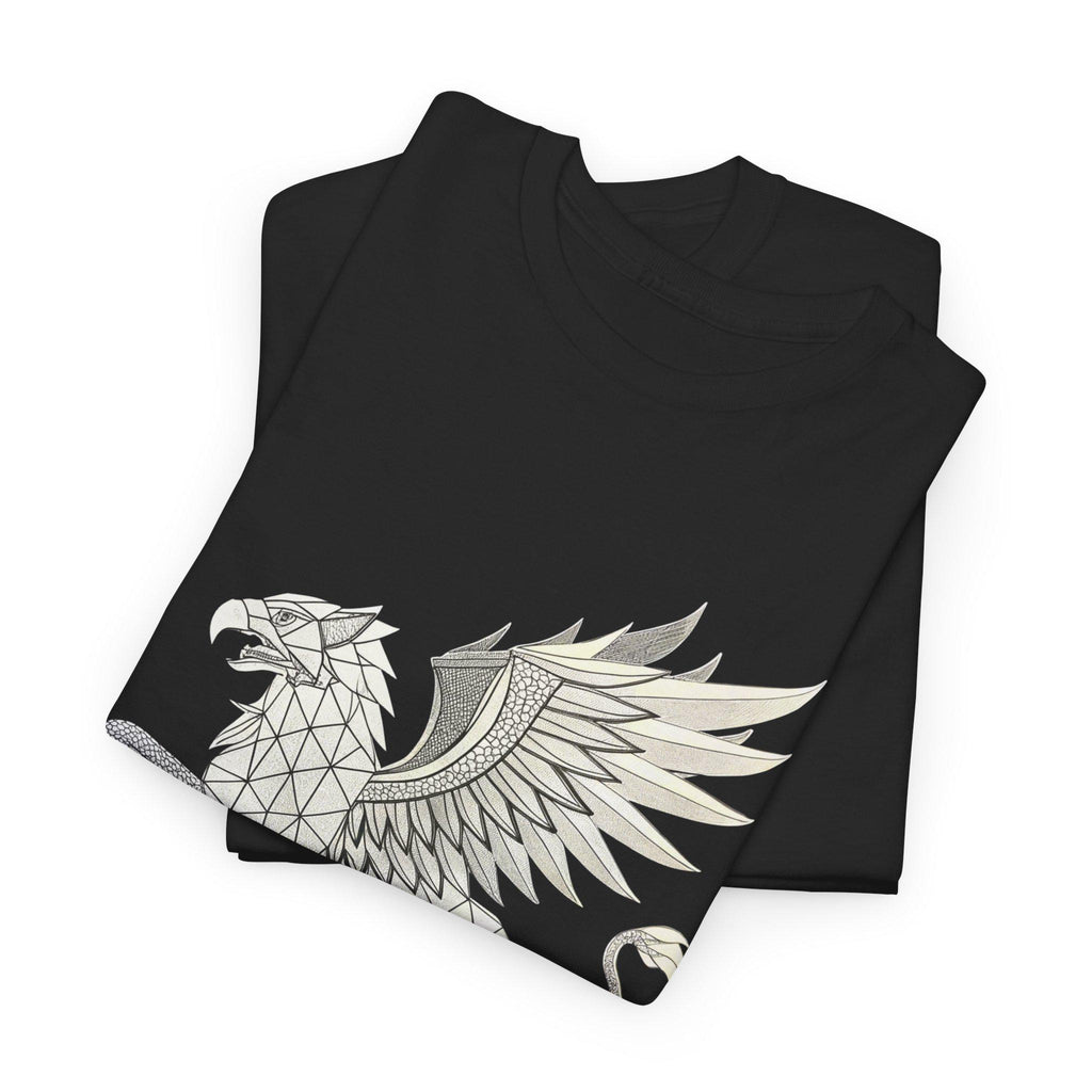 Griffin Graphic Tee: Medieval Fantasy Cotton Shirt