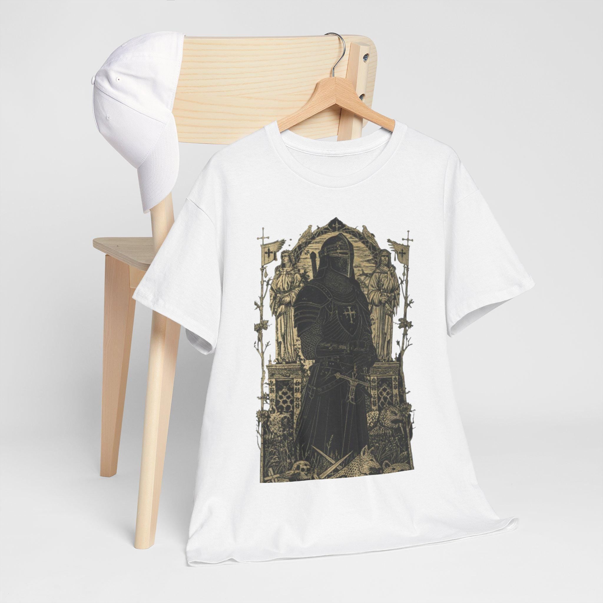 Knight Castlecore T-Shirt: Dark Gothic Medieval Fantasy Tee