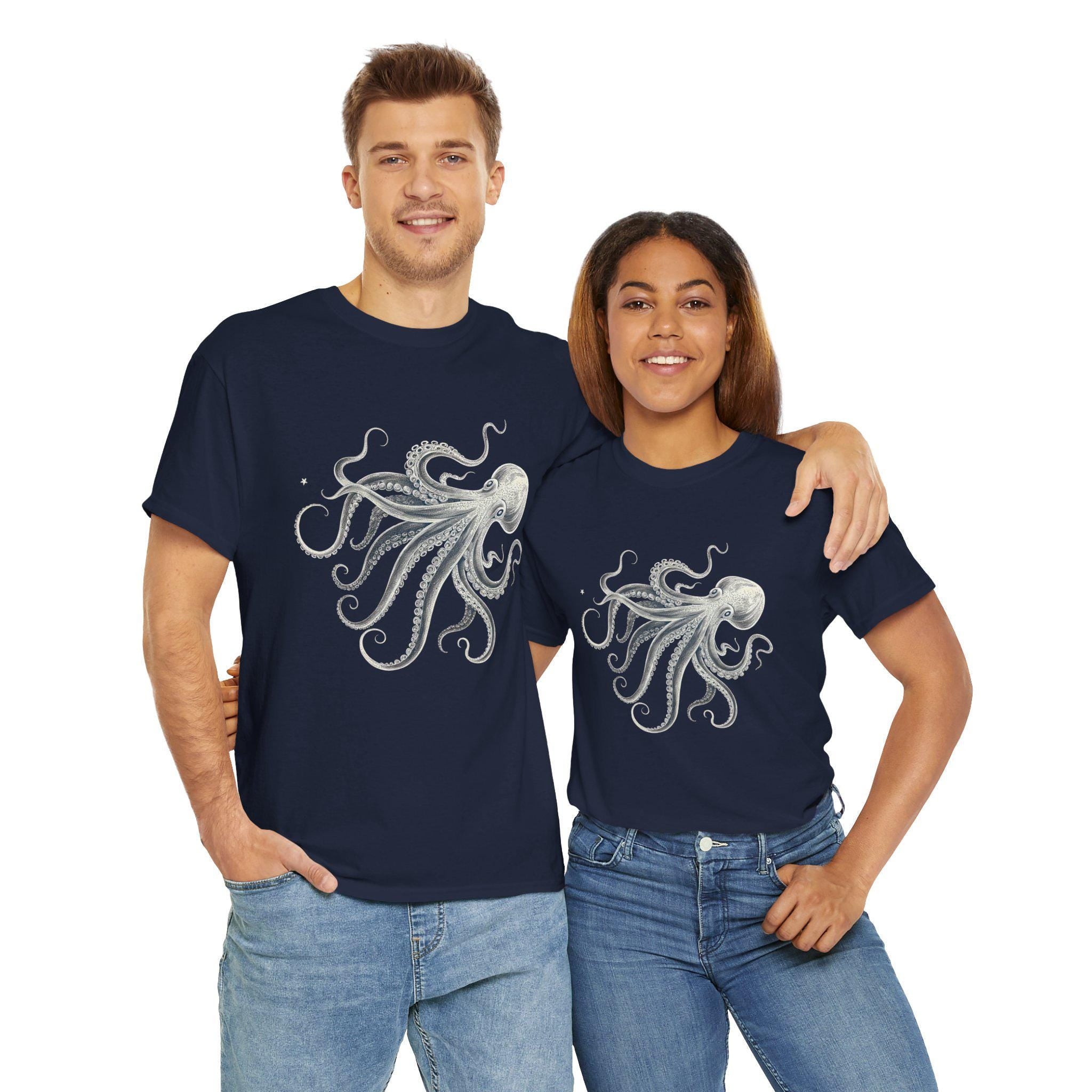 Fantasy Kraken Graphic Tee: Mythical Sea Monster Unisex T-Shirt