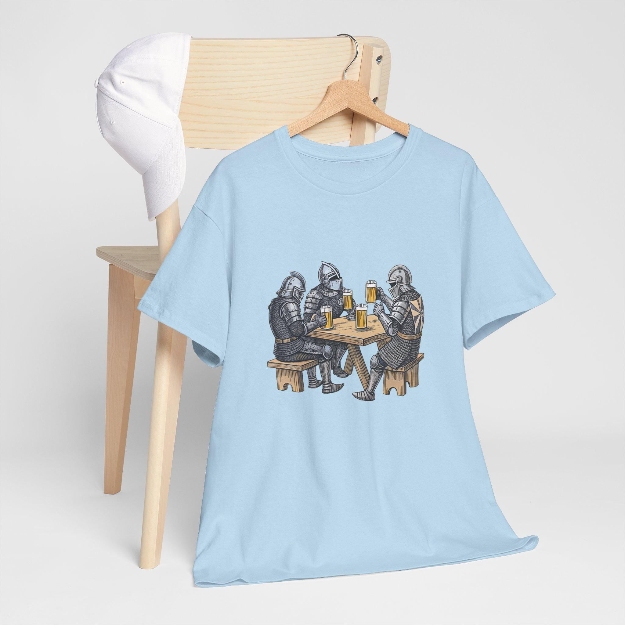 Pub Knight Graphic Tee: Medieval Fantasy T-Shirt