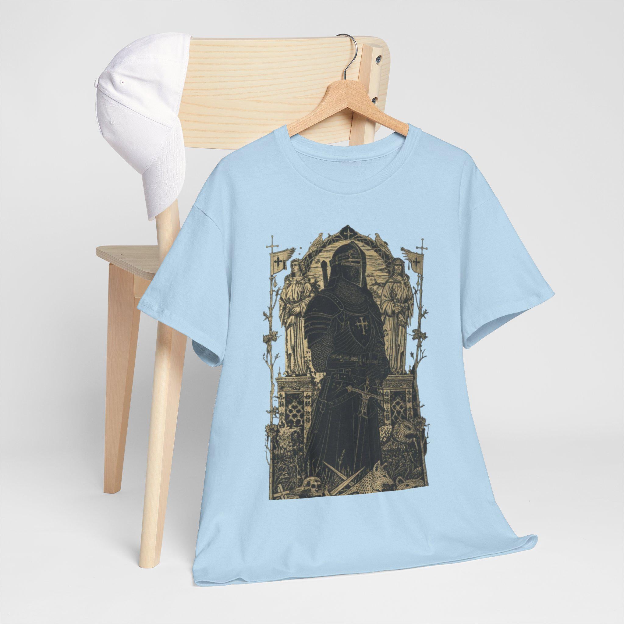 Knight Castlecore T-Shirt: Dark Gothic Medieval Fantasy Tee