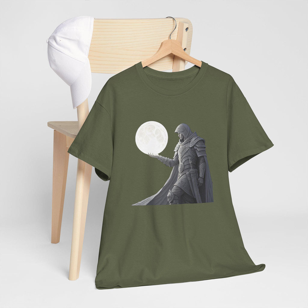 Medieval Knight Moon Graphic Tee: Fantasy Ren Faire T-Shirt