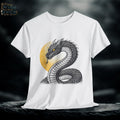 Mythical Serpent Graphic Tee: Fantasy Dragon T-Shirt