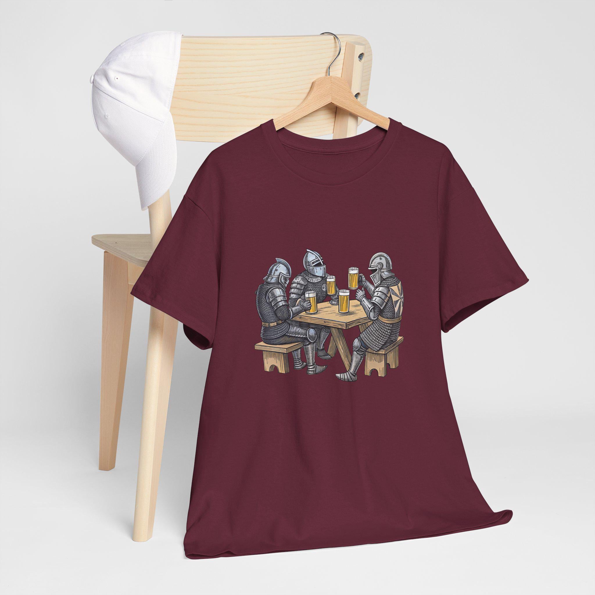 Pub Knight Graphic Tee: Medieval Fantasy T-Shirt