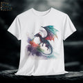 Gothic Dragon Graphic Tee: Medieval Fire-Breathing Shirt